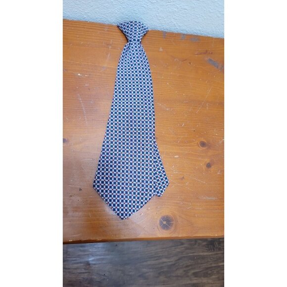 Ties Checkered Pattern Polyester Clip It - Picture 8 of 8